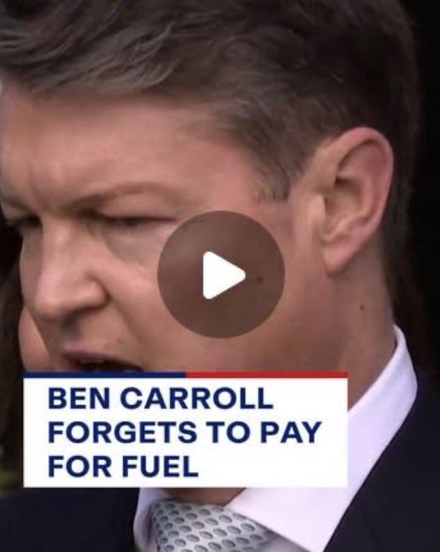 TruthdriverOn's tweet photo. How removed from Reality is Ben Carroll that he pulls up at a servo puts fuel in his car &amp; drives away!

That is complete incompetence on display, his stupidity should see him arrested for doing a drive off, most people doing this are arrested when caught!

Disgraceful!
#auspol https://t.co/GZb53Jctz8