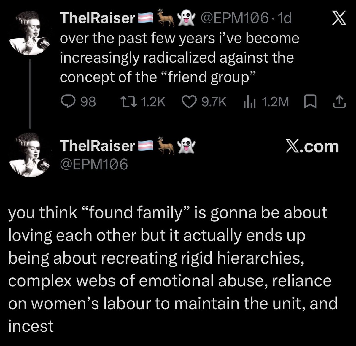 RMSummerlin's tweet photo. Always? It always leads to incest? https://t.co/qHHGgiiJZr