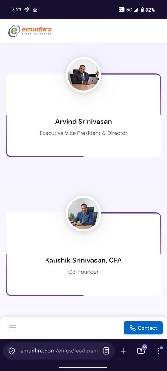 shobhitic's tweet photo. this is their leadership team

as per google, it's a family business 

the founding chairman is a CA - chartered accountant who thought that this CA (certificate authority) is probably the same?

i am enraged by the incompetence shown https://t.co/yf0TxY4EFF