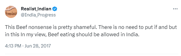 5K1aLT78wSiHP1K's tweet photo. @ColShivrajSingh Congi-Sanghi seem to be united in stopping traditions while at the same time importing alien customs like b**f eating. 

https://t.co/P0YPdjRxvJ https://t.co/jmpSlDYn27