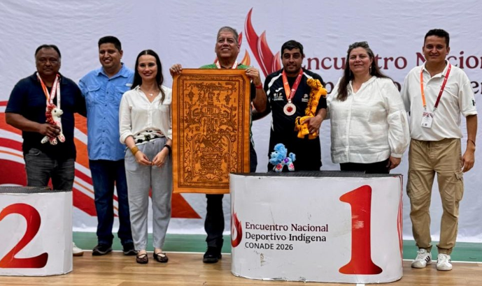 GEBDeportes's tweet photo. 🏅 #Autoctonos #Tradiciones #CONADE #DatoGEB  

En la undécima edición del Encuentro Nacional Deportivo Indígena 2026, en Palenque, Chiapas, el estado de Michoacán, se coronó comocampeón absoluto con 9 medallas, 3 oros, 5 platas y 1 bronce, luego de tres días de actividades en cinco deportes.

PELOTA PURÉPECHA

FEMENIL
1. Chiapas
2. Michoacán
3. CDMX

VARONIL
1. Michoacán
2. Chiapas
3. CDMX

FUTBOL 7

FEMENIL
1. Puebla
2. Chiapas
3. Sinaloa

VARONIL
1. Estado de México
2. Chiapas
3. Puebla

VOLEIBOL

FEMENIL
1. Veracruz
2. Estado de México
3. Sinaloa

VARONIL
1. Puebla
2. Veracruz
3. Yucatán

BASQUETBOL

FEMENIL
1. Chiapas
2. Michoacán
3. Morelos

VARONIL
1. Estado de Mex
2. Yucatán
3. Morelos