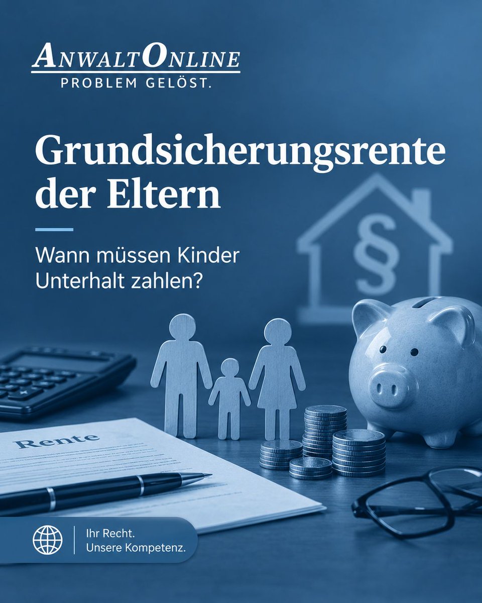 anwaltonline's tweet photo. #Grundsicherungsrente der #Eltern: Wann müssen #Kinder #Unterhalt zahlen?
Reicht die Rente im Alter nicht zum Leben, kann ein Antrag auf #Grundsicherung im Alter und bei Erwerbsminderung helfen. Kinder pflegebedürftiger oder einkommensschwacher Eltern …
https://t.co/kkY2JvZ5Ix https://t.co/Pl5ebYW8sb