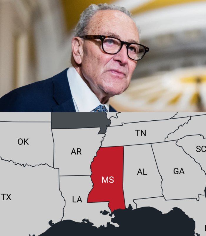 PastorjoyceBob1's tweet photo. 🚨 OMG. A pollster now admitted to be FRAUDULENT caused Chuck Schumer to pour over $1.2 MILLION DOLLARS into the Mississippi Senate race after "Wedgewood Polls" found the race "competitive..."

> Oct. 14: "Poll" drops showing only Join 
> Dems think MS can go blue
@Sarahopps1776 https://t.co/U4YqGbdSbZ