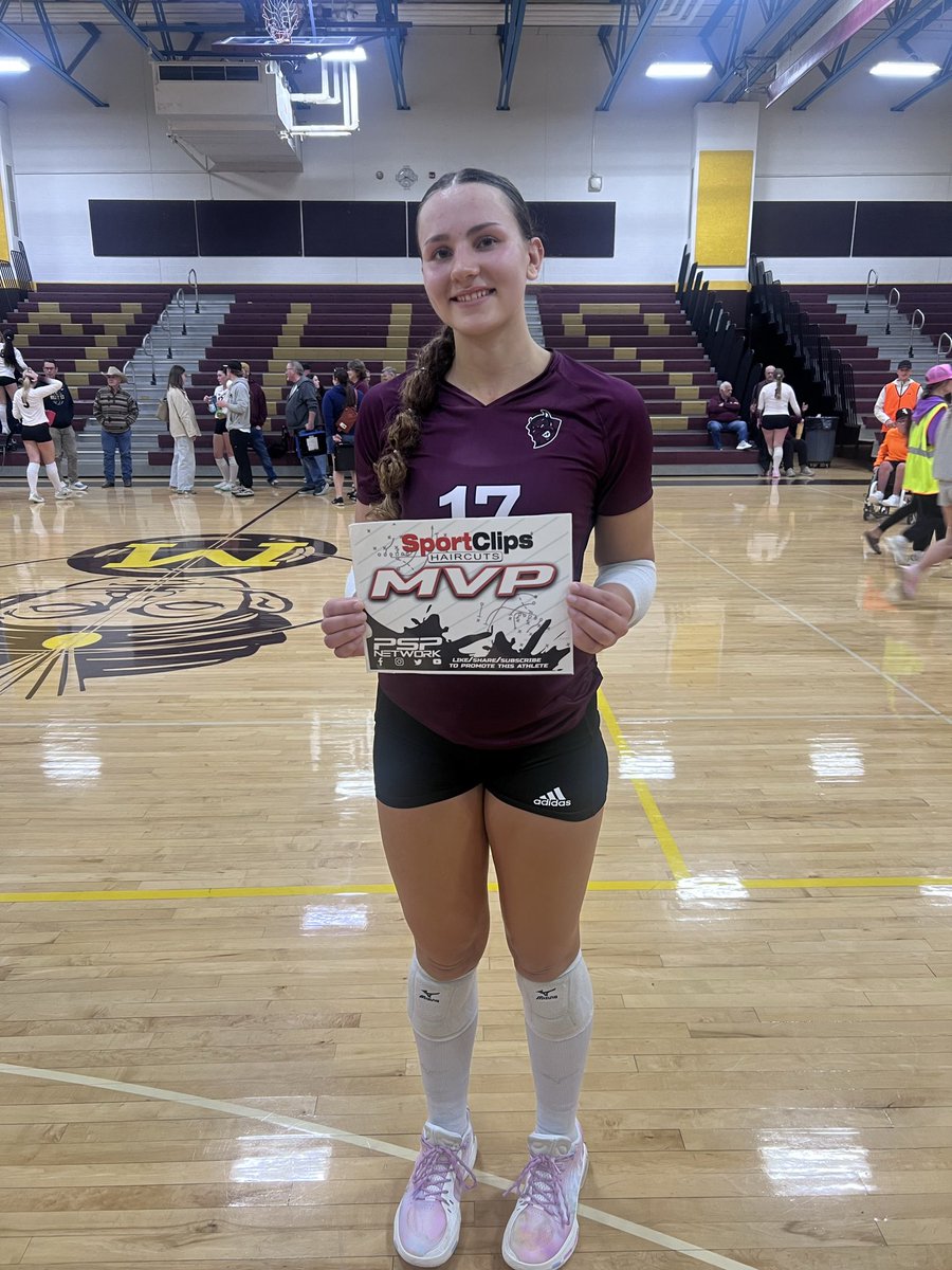 NetworkPsp's tweet photo. BNC National Bank Scoreboard 
Bismarck 3
Minot 0

Sport Clips MVP
Rosalyn Brunelle was nearly unstoppable on the Demon attack and sprinkled in top-notch defense everywhere on the floor. Her BHS squad gets out of Minot quick with a three-set sweep. https://t.co/uOCt1SeYua