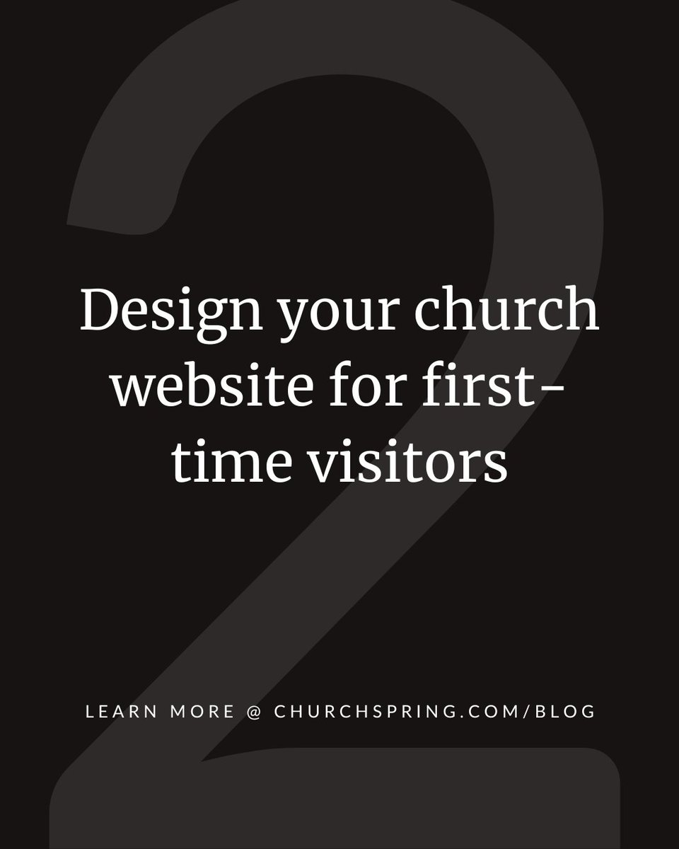 ChurchSpring's tweet photo. Improving your church website starts with clarity. When service times, location, and next steps are easy to find, people feel welcomed before they arrive.

Read more at → https://t.co/Fw4VsLNeaG

#churchwebsite #digitalministry https://t.co/NNRDusX4Q6