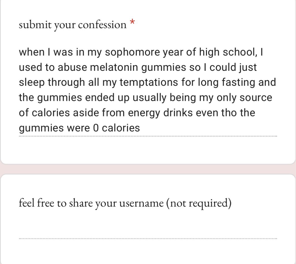 edrconfession's tweet photo. want to clarify this so none of you try to abuse melatonin: melatonin works in the opposite way you’d expect in the sense that the more you take/higher the dose, the harder it will be to fall asleep. less is better when it comes to melatonin 🎀
#edrtwt #edrconfession https://t.co/7PM3Mrce9b