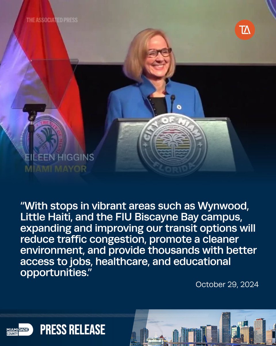 TransitMIA's tweet photo. This took years, tireless advocacy, and steady leadership! Thank you to @MayorDaniella for her ongoing leadership to get to this transformative stage! Thank you to Mayor Eileen Higgins and @CityofMiami , who fought for the federal dollars that unlocked this project and continue to be partners in delivering it! Great job to @GoMiamiDade's leadership and planners for carrying this project so much closer to the finish line!
