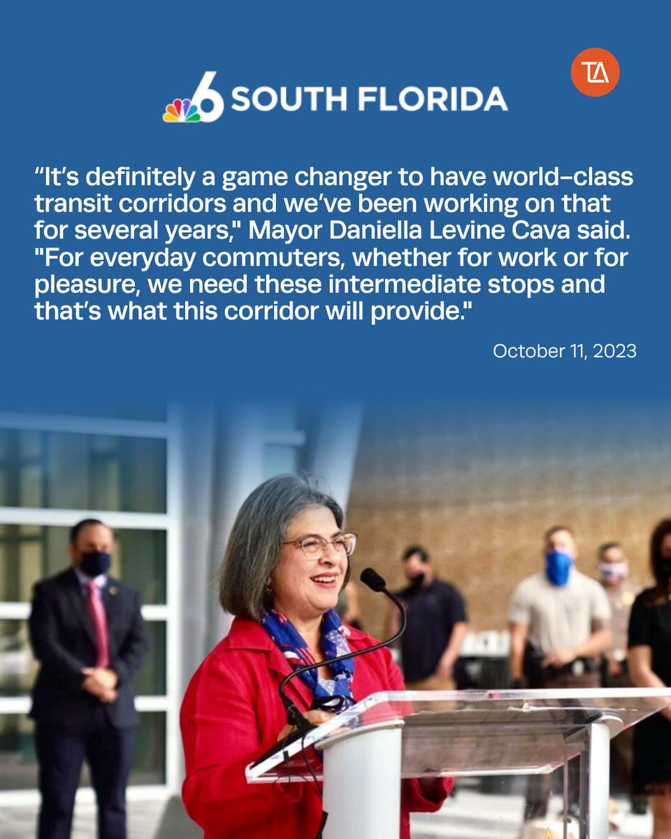 TransitMIA's tweet photo. This took years, tireless advocacy, and steady leadership! Thank you to @MayorDaniella for her ongoing leadership to get to this transformative stage! Thank you to Mayor Eileen Higgins and @CityofMiami , who fought for the federal dollars that unlocked this project and continue to be partners in delivering it! Great job to @GoMiamiDade's leadership and planners for carrying this project so much closer to the finish line!