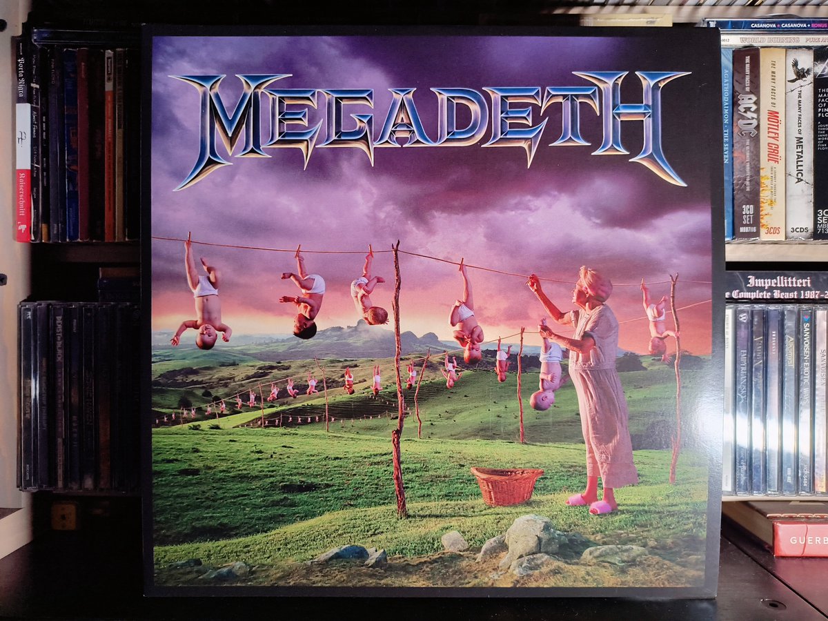 UniqueHiFi's tweet photo. Dropping the needle on Megadeth's Youthanasia—sprawled out across 2LPs w/ the legendary original 1994 mixes fully intact. From heavy-hitting crunch to soaring leads, Max Norman's production hits like a freight train on wax.
Gravity wrapped in full dynamic glory!
Link in comments. https://t.co/KMEZF8qxQr