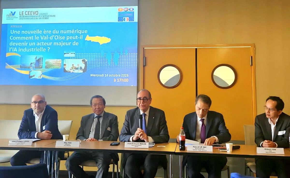 jfbenon's tweet photo. #ValdOise / #Numérique / #IA / #VCL / #Ceevo95 : Succès de l'Atelier « Nouvelle ère du Numérique : comment le Val d'Oise peut devenir un acteur majeur de l'IA industrielle ? » organisé par le CEEVO et le VCL - France Business Club
https://t.co/TjZYHfFVWI
https://t.co/2jKqomU1Gv https://t.co/obEyC22lMW