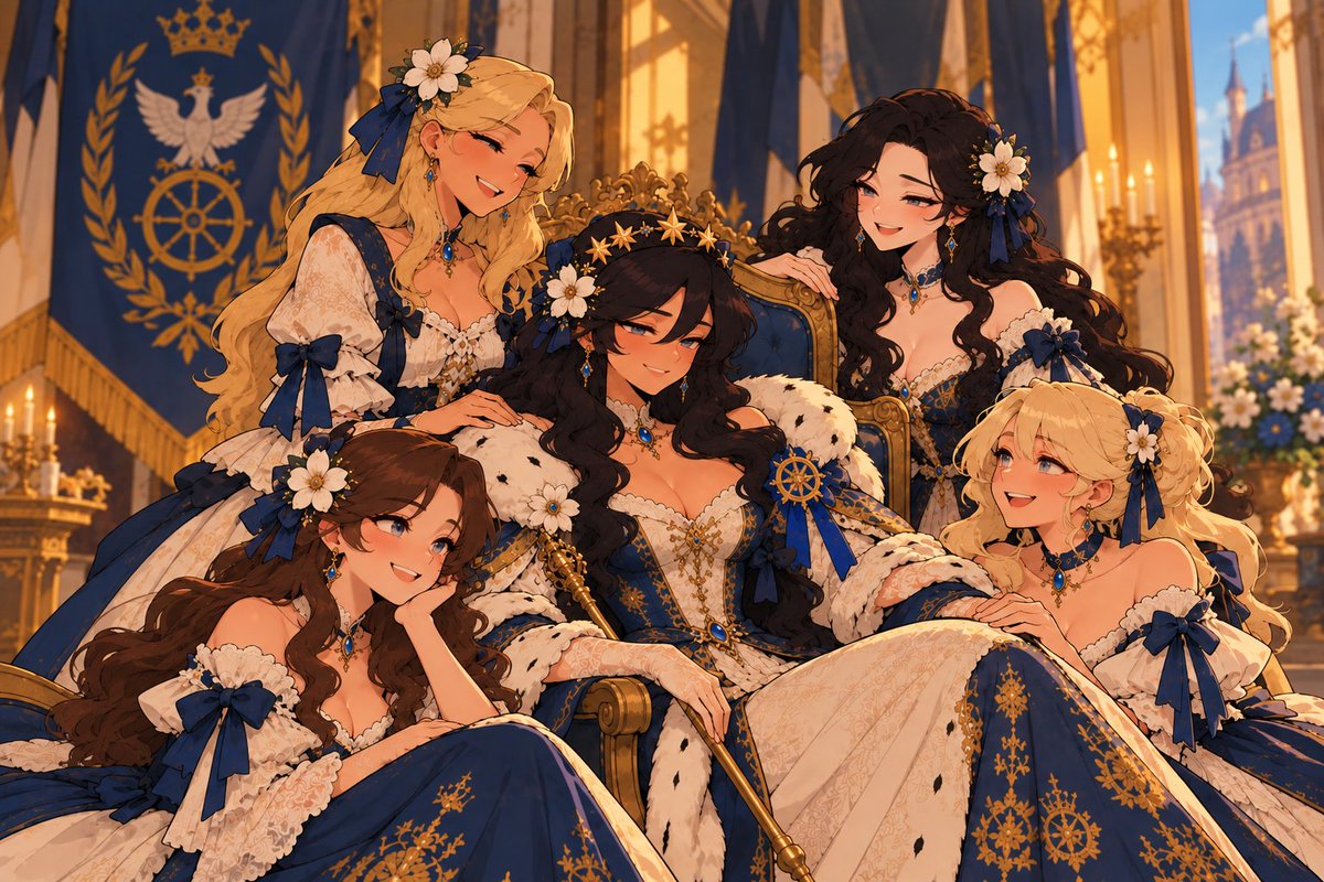 CasaRealMineria's tweet photo. Rainha de Janéria e as Princesas
-Fotógrafo Oficial da Casa Real de Janéria https://t.co/lfwKRU369i