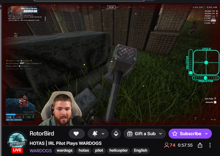 SilkOCE's tweet photo. The WARDOGS Pilot streamers right now are posted up in some FOBs, choosing 2 steer clear of the skies right now 🤣 https://t.co/wrj33LtKuH