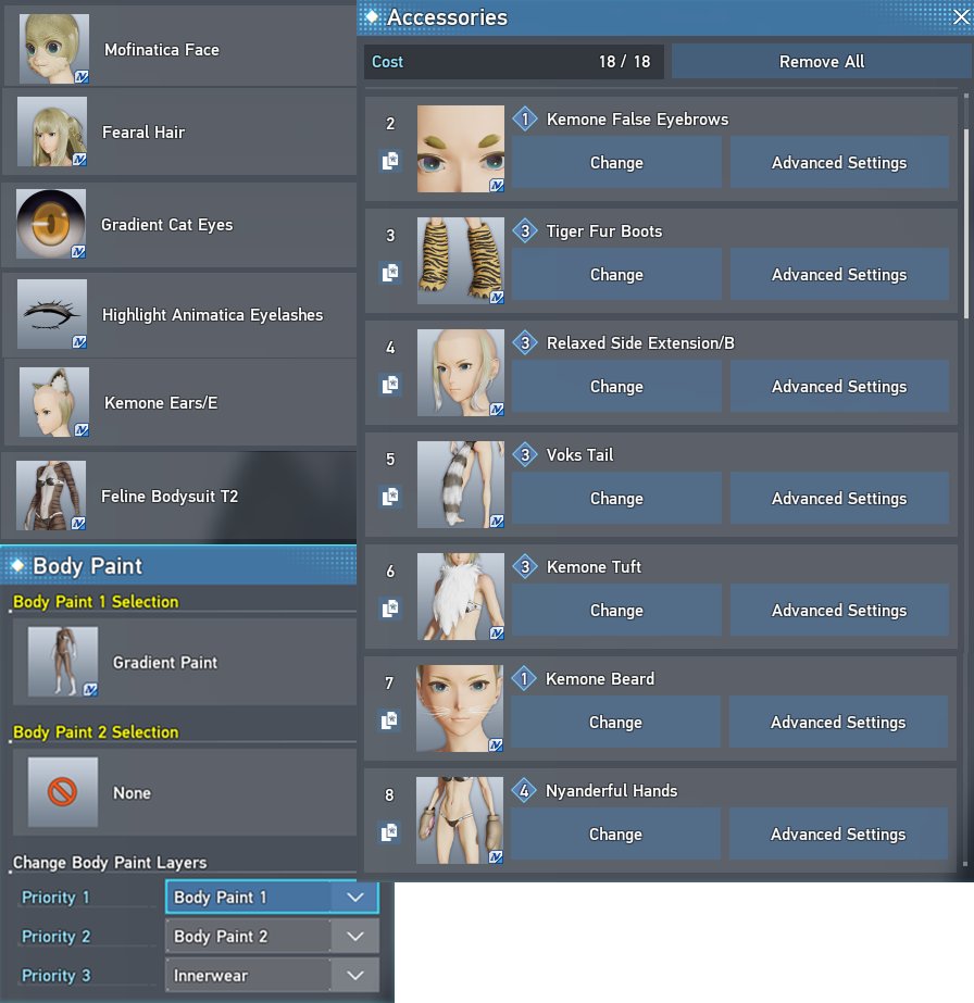Matcho_NGS's tweet photo. Here is the list of items I used and the character data.
I hope you enjoy using them!

Please credit me if you use this without modifying the character.
Do not use the character for R18 content or redistribute the file.

https://t.co/0RjKDTsbWO

#PSO2_NGS
#キャラクリ https://t.co/1BWDmiziVI