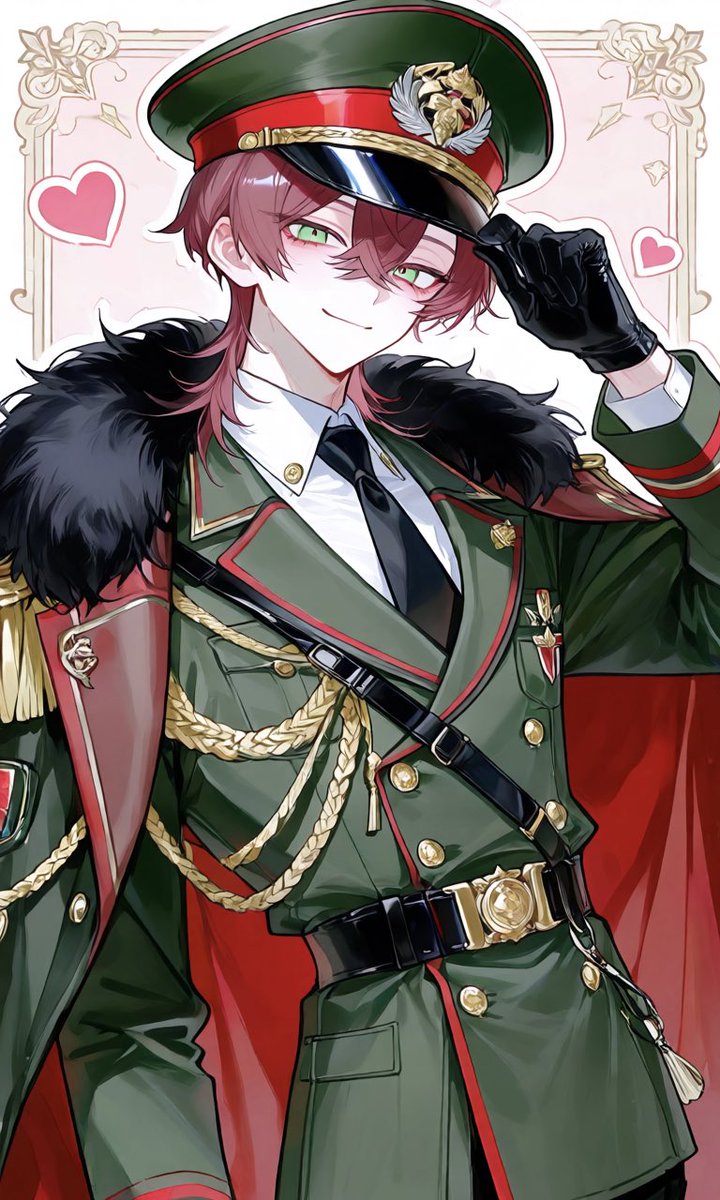 nanana_774x's tweet photo. 軍服お💊幹部  #穏やか絵 https://t.co/zOidOulXSH