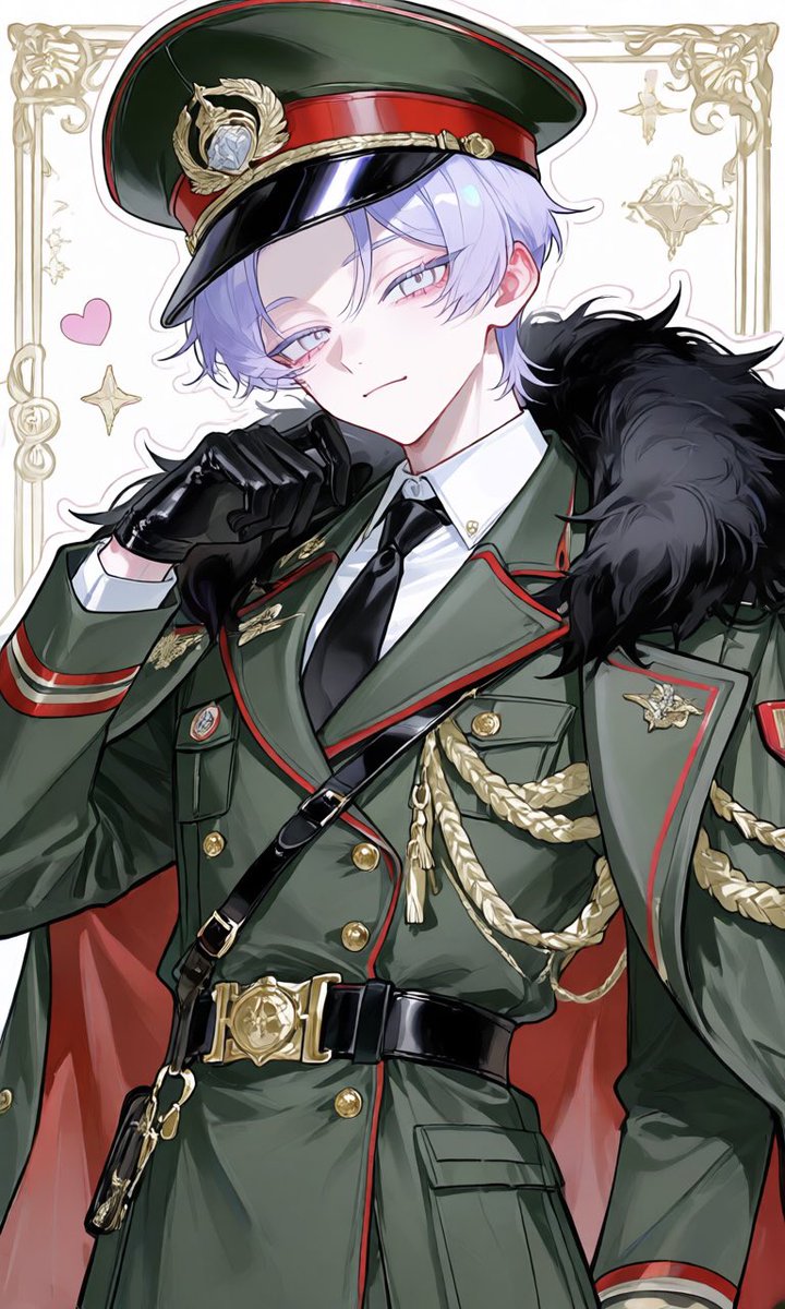nanana_774x's tweet photo. 軍服お💊幹部  #穏やか絵 https://t.co/zOidOulXSH