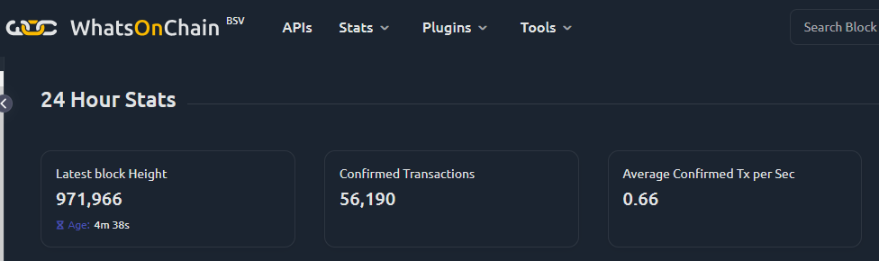eightyATE's tweet photo. @PeytonMoon69 @deggen 0.66 tps

No one uses BSV for anything really. When it does get used, it's just for putting data onchain. No payments between two parties, just alot of nonsense majority of the time.

Tell me, how well can you track your MNEE when it leaves your wallet? Can you show me how? https://t.co/xTUXS0Yefi