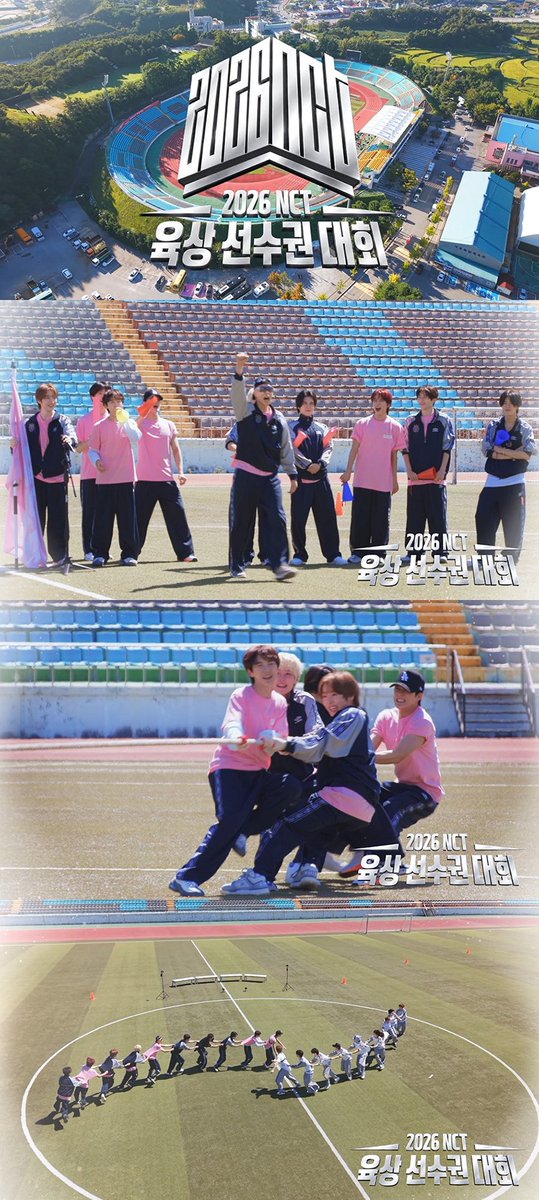 NCTsmtown's tweet photo. ‘10주년’ #NCT, 드디어 뭉쳤다! ‘#2026NCT육상선수권대회’ 오늘 공개!
불꽃 튀는 승부욕부터 예측불가 케미까지! 함께라서 더 뜨거운 10주년 축제

https://t.co/poXlliI7U2

EVERYTHING, ALL AT ONCE, NEO
https://t.co/9i4m2vytlh

#NCT #NCT127 #NCTDREAM 
#WayV #NCTWISH
#2026NCT육상선수권대회
#NCT_10TH_ANNIVERSARY