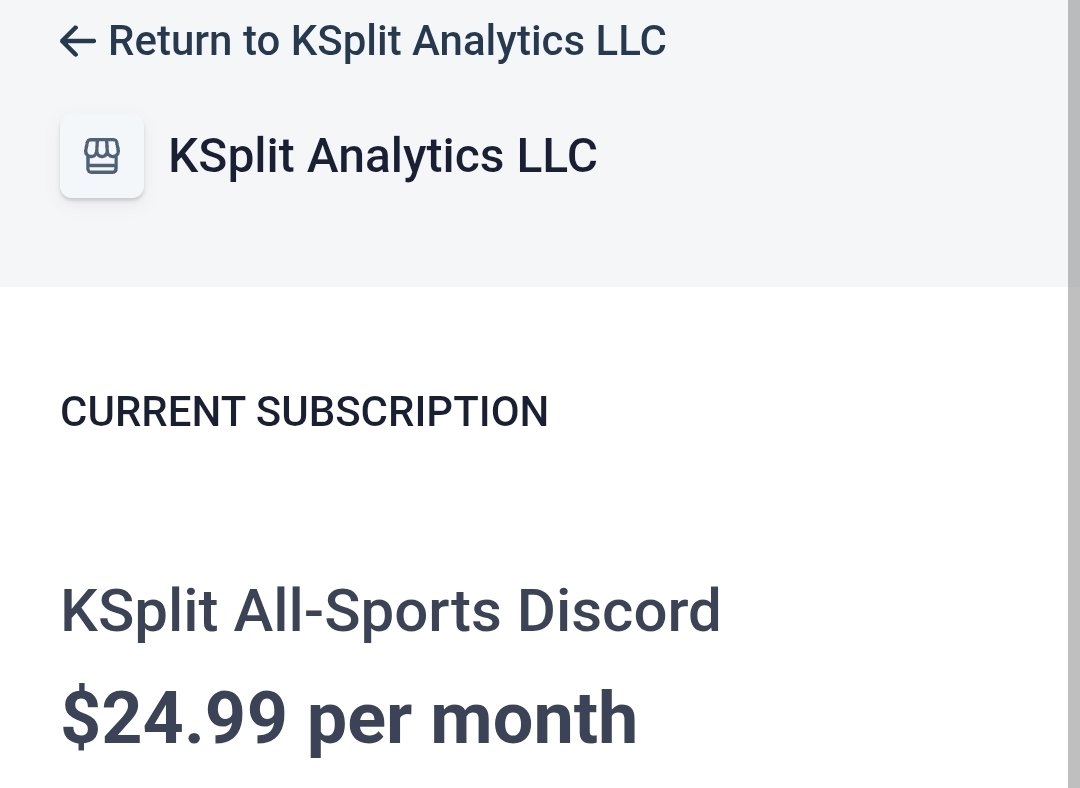 AdamsAnalytics1's tweet photo. @IIPatll I paid for the Discord, but instead it shows up as Website only, even though the manage billing still says Discord. It let me link the Discord but cant see any premium content https://t.co/AyfxfDhiHF