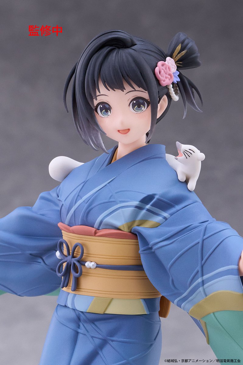 Taito_Toys's tweet photo. 【速報‼】TVアニメ『#二十世紀電氣目録-ユーレカ・エヴリカ-』の #百川稲子 が #Coreful フィギュアより登場決定‼✨

稲子の元気いっぱいな表情や肩に乗ったイナリに注目❣
着物の細かい柄は造形で再現しています✨

続報をお楽しみに‼

#ユーレカエヴリカ https://t.co/5wv4mig1YL