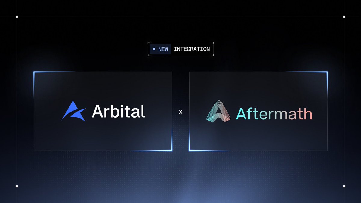 arbital_xyz's tweet photo. Arbital now supports @AftermathFi 

Traders can now deploy and manage automated strategies on Aftermath directly through Arbital https://t.co/MrWeAFdOYs