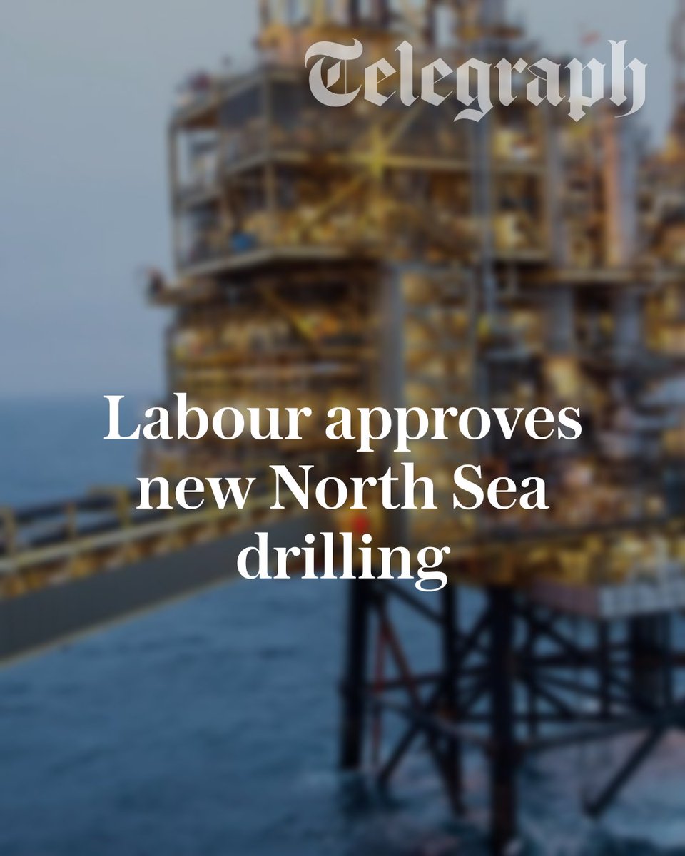 Telegraph's tweet photo. New drilling for gas in the North Sea has been approved after energy prices hit a four-year high.

Miatta Fahnbulleh, the Energy Secretary, granted approval for the Jackdaw project on Wednesday morning after months of delays.

🔗 https://t.co/gfuvD2yeA0 https://t.co/lOa0EP84ck