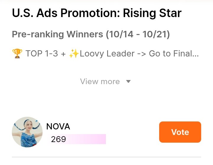 xin_voting_crew's tweet photo. [📢] KOOKY AD VOTE‼️

READYs, Nova has made it finals of US PROMOTION Rising star vote. Let's conquer 🔥

🎯 Top 1
🗳️ 1 vote = 1 kooky
🗓️ Oct 28, 2026 · 7:30 AM (IST)
🔗:https://t.co/KnksKDh8Tx

#ZZIRIT #ChainReaction #XIN #NOVA https://t.co/JOn6bD4HCN