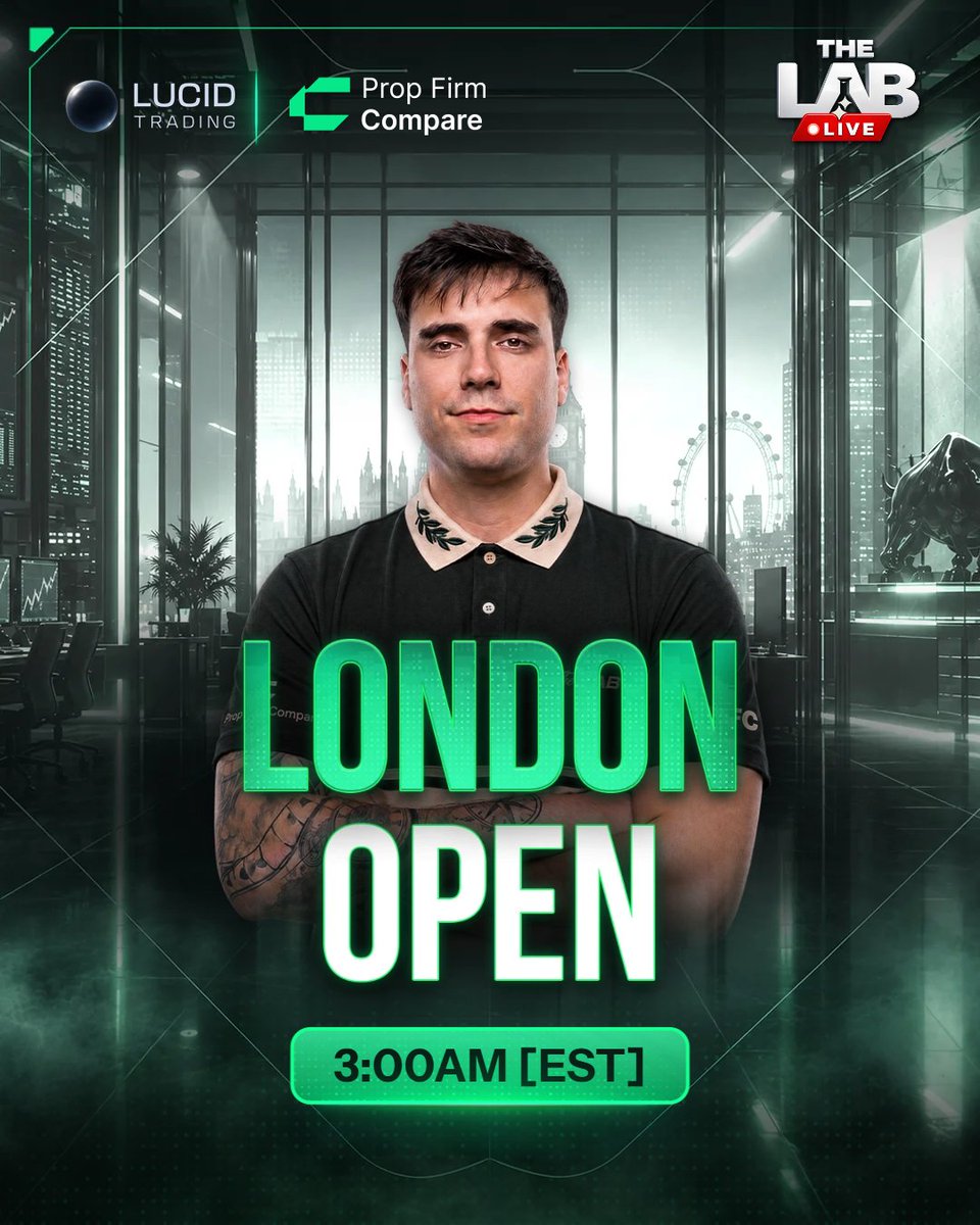 TheLabLive's tweet photo. @JunoTrading is live now trading the London Open session.                                   

Tune in on YouTube.                              

https://t.co/nvOcbNBBrC https://t.co/FFyC9yCBEE