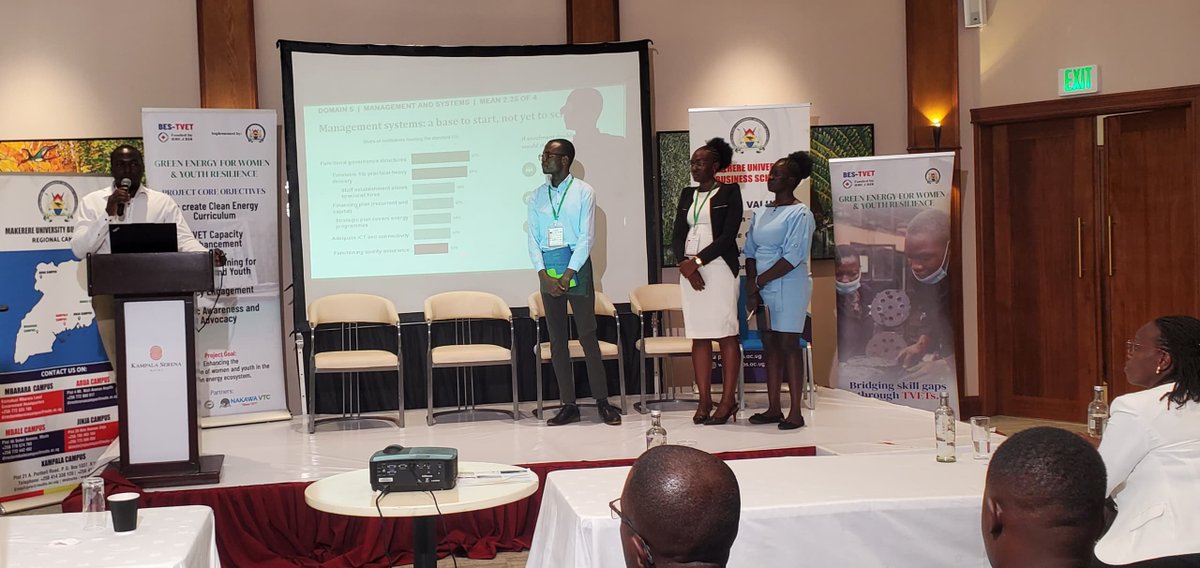 mubsnews's tweet photo. What has the training experience been like for the trainees? During the session yesterday at #REC26UG, they shared their stories, the skills theyβve gained, and how the BES-TVET Project is opening up new opportunities for them in the clean energy sector.
#GreenEnergy
#CleanEnergy https://t.co/tbbjR0ZjQw