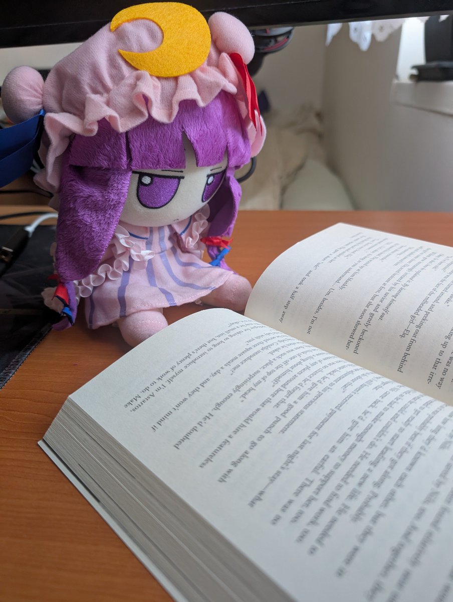 Uzyplus's tweet photo. @MachineDisgrace @bitesyourfinger Patchouli never hangs out with us, so we have to make do with our 2 braincells https://t.co/LZiyOwcWxq