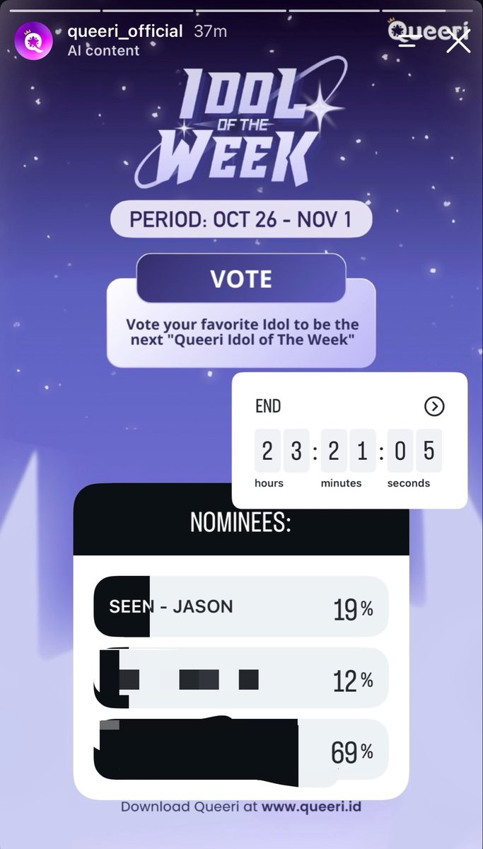 seenfessid's tweet photo. seenfess! boleh bantu vote jason di ig nya queeri, tinggal tap tap aja kok🫶🏻

👉🏻 https://t.co/YPmHJ2ijtt https://t.co/4ZPZoR5drZ