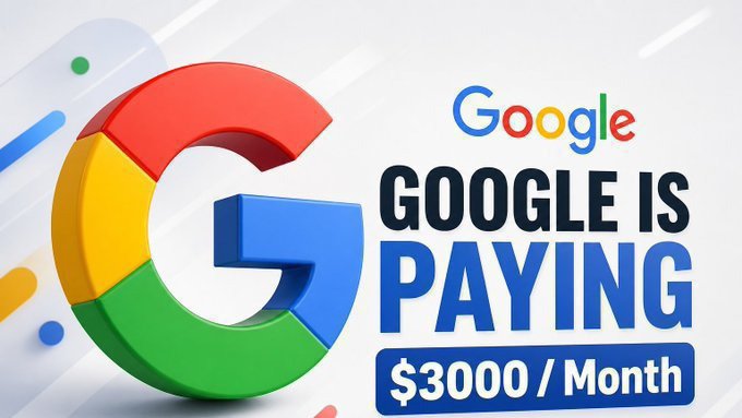 NighatAi's tweet photo. Earn up to $3,000 monthly with Google—many people haven’t discovered this opportunity yet.

Ready to get started? You just need:
→ Internet access
→ A smartphone or computer
→ 2–3 hours of focused time

Want the free guide? Here’s how:
1. Like
2. Comment “Google” https://t.co/ZqZwE91Vov