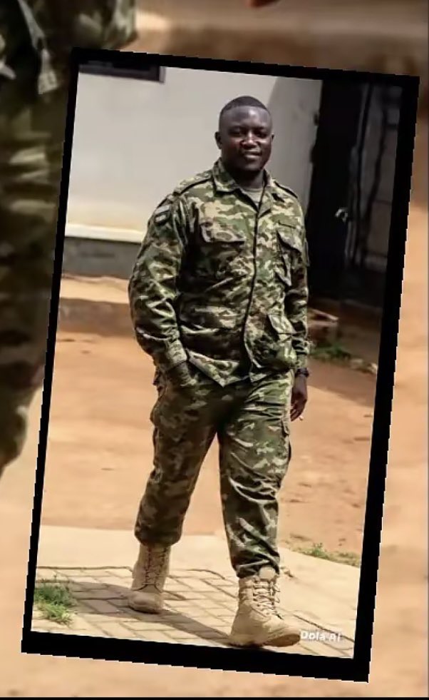PSSEKABIR's tweet photo. Among the videos released by Lt. Matanda Mabonga, this military officer was seen inside the alleged torture basement along Entebbe Road, Abayita Ababiri. Anyone with credible information about his identity or family is urged to come forward so we can send them some flowers. https://t.co/TPw207dUCP