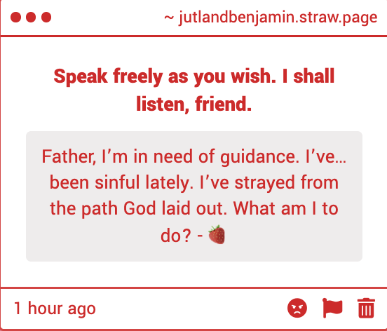 jutlandpriest's tweet photo. Take heart, dear friend. To stray is simply a sign that you are human, with the complex emotions of life. The path is rarely a straight line when the world around us is in such turmoil. 

Forgive yourself first; hold your head high. I will keep you in my thoughts. https://t.co/VRySBqCEuB