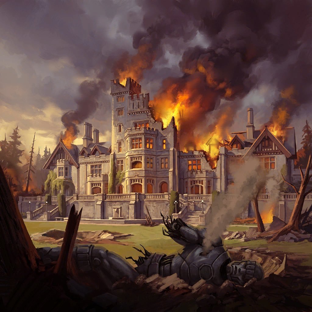 MaxiChronicles's tweet photo. X-Mansion is destroyed in new promotional art for Avengers: Doomsday 💀 https://t.co/ky49NK1xhS