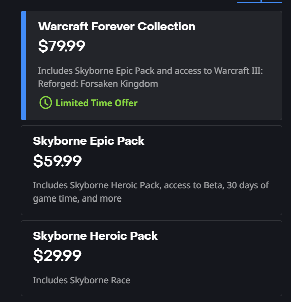 Johnnyxrain's tweet photo. OCT 27, Early access to create your WoW Forever Names (up to 3 names).
For those who have bought the Heroic or Epic packs.
#warcraftforever #wow #foreverwow #warcraft https://t.co/2wGvrvPvBd