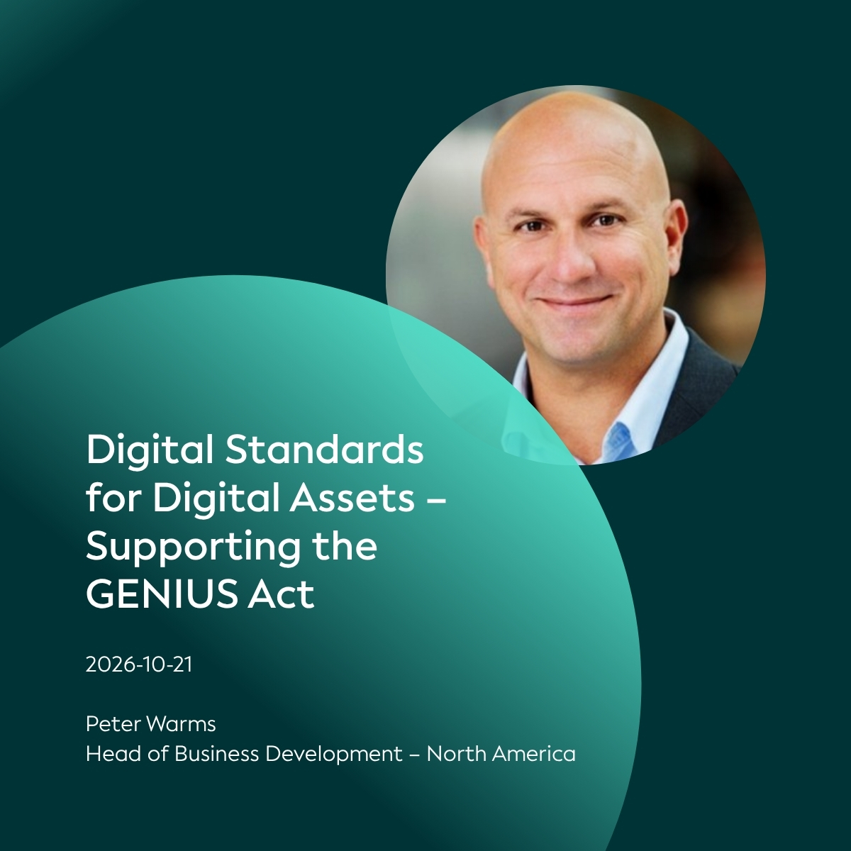 GLEIF's tweet photo. GLEIF’s Peter Warms joins @xbrlus today to discuss digital standards, stablecoin reporting, and the GENIUS Act.

Register now: https://t.co/q8PdZZP56J

#LEI #DigitalAssets #Stablecoins https://t.co/ssUJkplyen