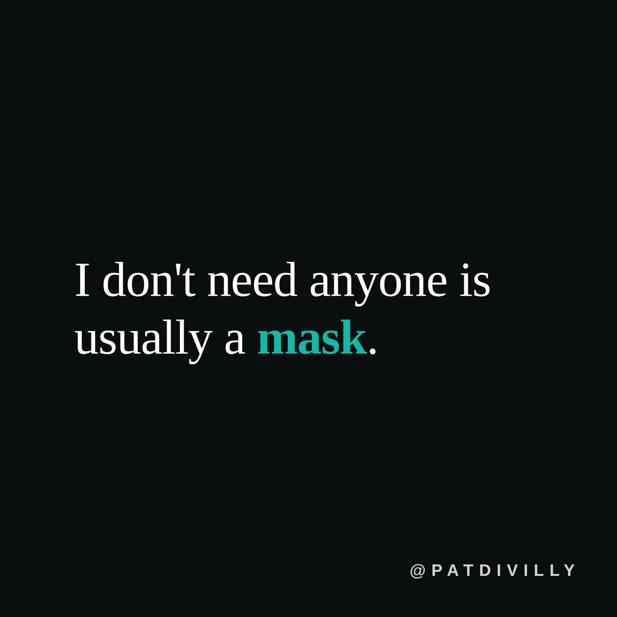 PatDivilly's tweet photo. You're not too sensitive. You just learned to notice things that other people were trained to ignore. https://t.co/E7dzTGfFxN