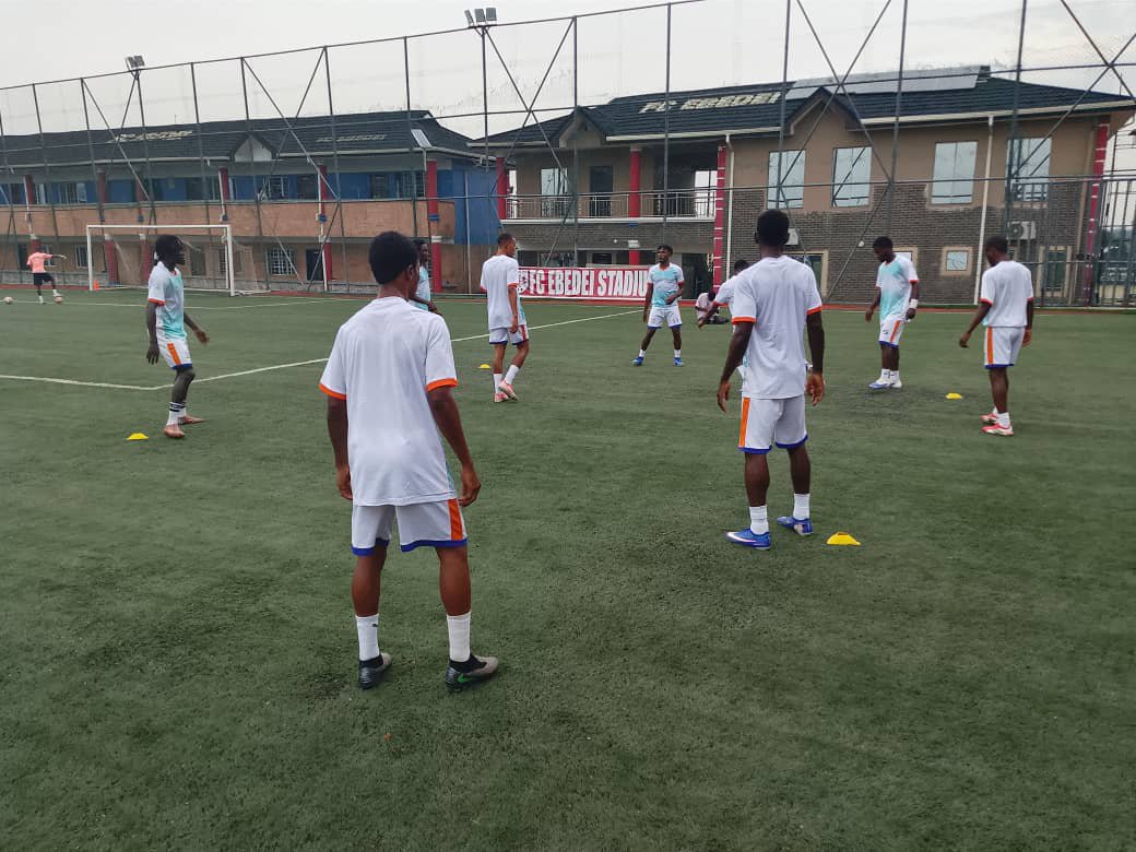 SunshineFCAkure's tweet photo. Pre-match warm-up https://t.co/S23U3esbV1