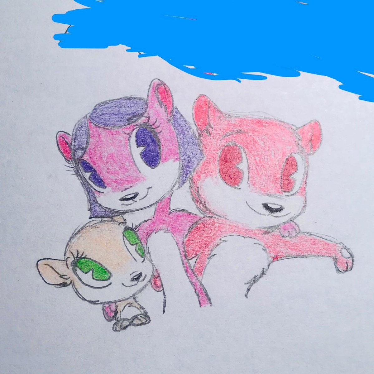 esusMur187890's tweet photo. Meet the PB&amp;J Otters, in my style. https://t.co/7uy1Oh1cve