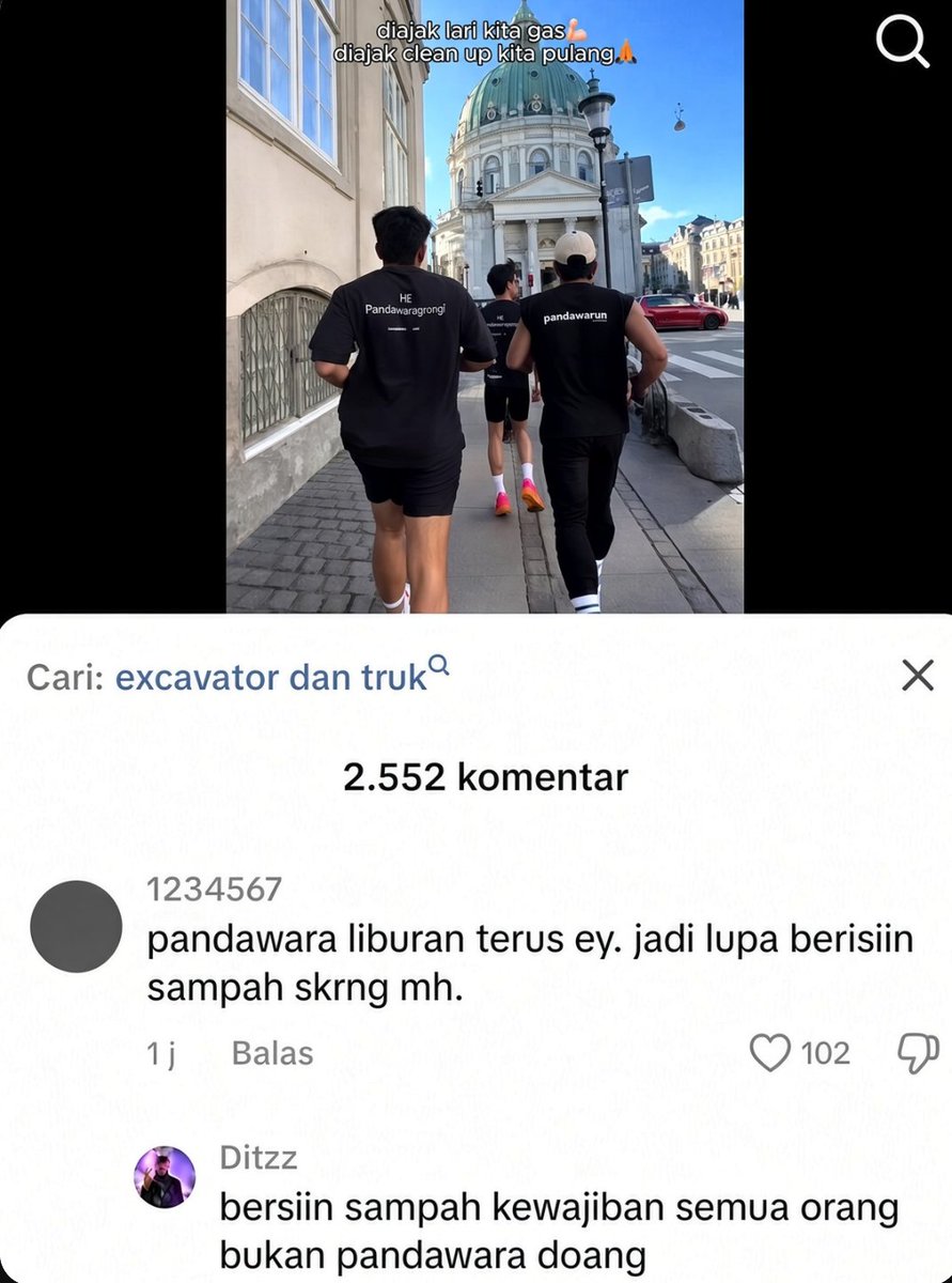 qrivasiii's tweet photo. Dikira member pandawara group hidupnya cuma beresin sampah doang kali ya 😭 https://t.co/yxNfFfSjWD
