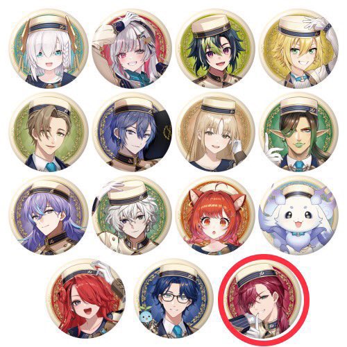 LaNoscean's tweet photo. 【交換】
にじさんじ 缶バッジビスケット

【譲】画像1
【求】画像2 ⭕️印

郵送での交換希望です
よろしくお願いいたします☺️ https://t.co/OoWAhEUp5p