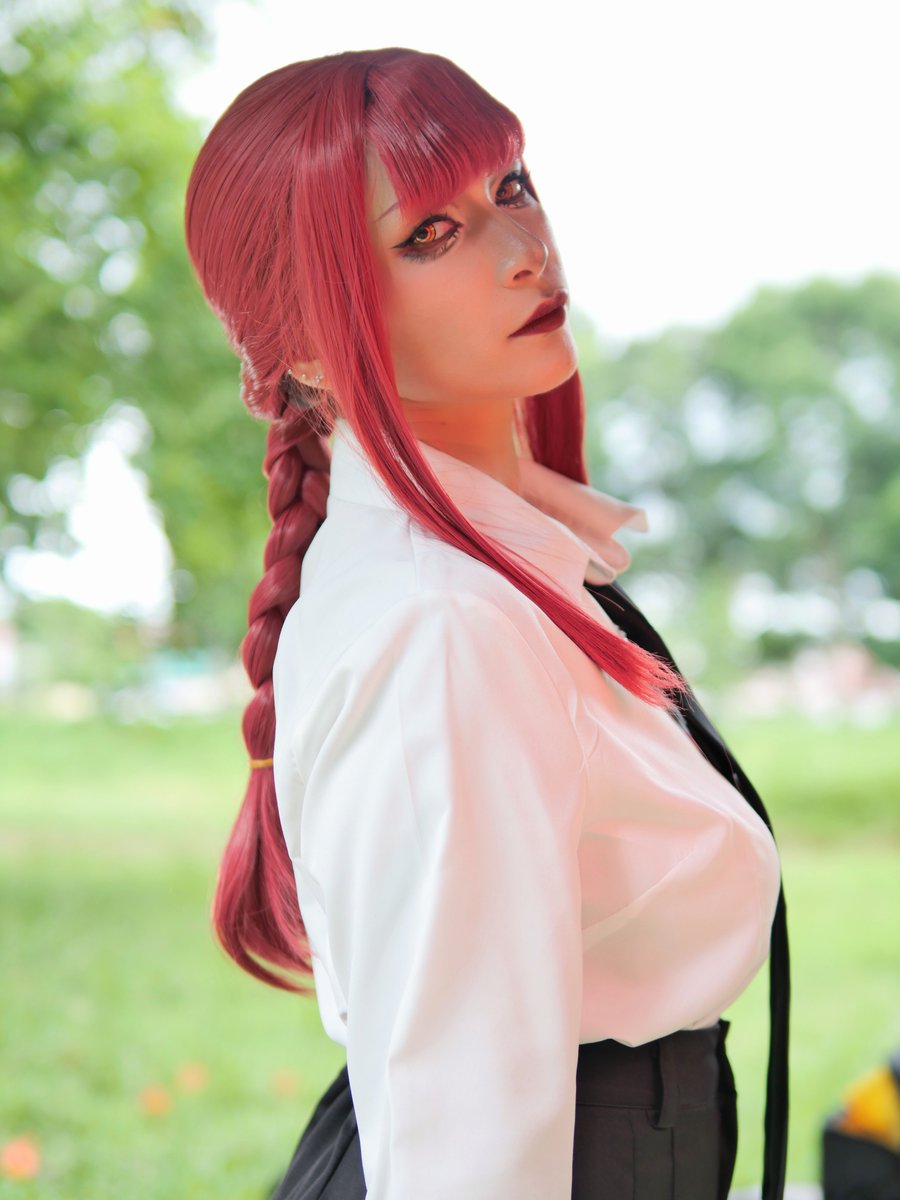 Quin_Chieeee's tweet photo. @xxxxJudexxxx My Makima cosplay, editing it on my phone so this is the latest pic I have https://t.co/KGx8BlRM2q