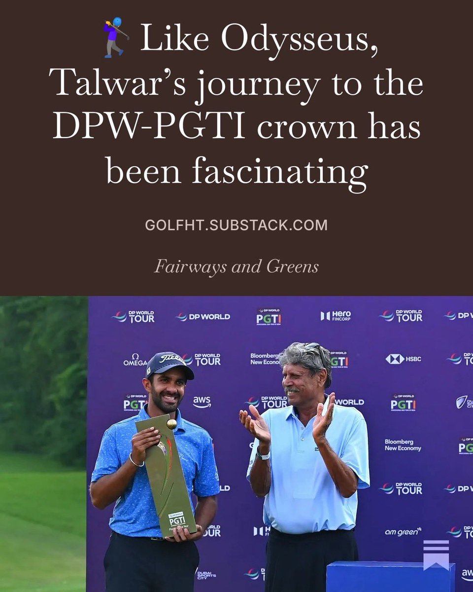 TheJoyofGolf's tweet photo. Single-minded. Dedicated. Always striving to get better.

@SaptakTalwar’s homecoming last week, and his winning the @pgtofindia Order of Merit, had shades of Homer’s Odysseus.

My story in @htTweets…

https://t.co/zbAhoJHUcp https://t.co/i5AZMNK5RJ