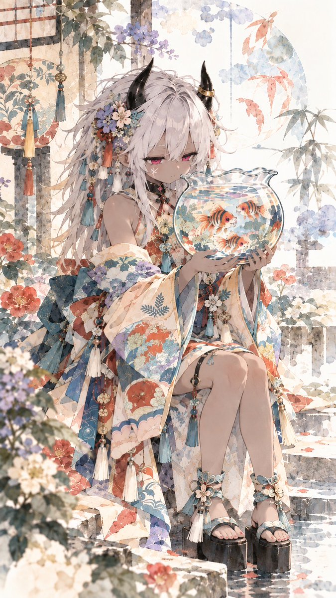 ___banbi___'s tweet photo. 金魚？
#AIイラスト
#AIart https://t.co/JyibkcxREM