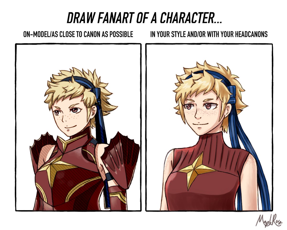 maplerose_9's tweet photo. Art style meme with Scarlet✨ https://t.co/RT051xg4ub
