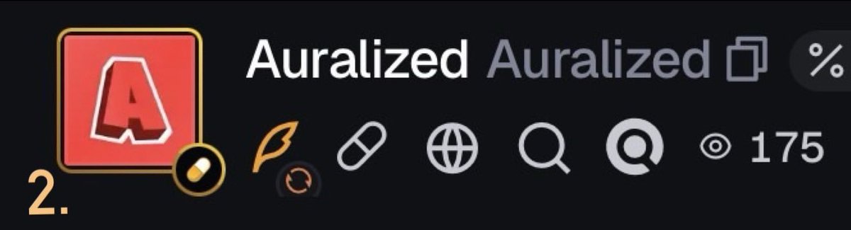 0xCalculated's tweet photo. @jaivin @auralizeddotcom what is the better logo? 1 or 2?  @jaivin https://t.co/9LRa7qd87C