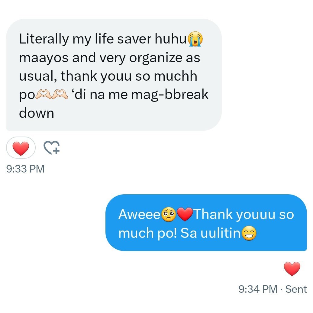 09accomservice7's tweet photo. Again and again THANK YOU po sa lahat ng clients namin na nagtitiwala at lalo sa mga pinagbibigyan kami na mabigyan ng feedbacks nila😁💗 Big help po talaga ito para samin 💗

Anyways, may AVAILABLE SLOTS na po ulit kami!📩📄 💃

Lf commissioner lf client rush
Research thesis https://t.co/pJ6izJuKrY