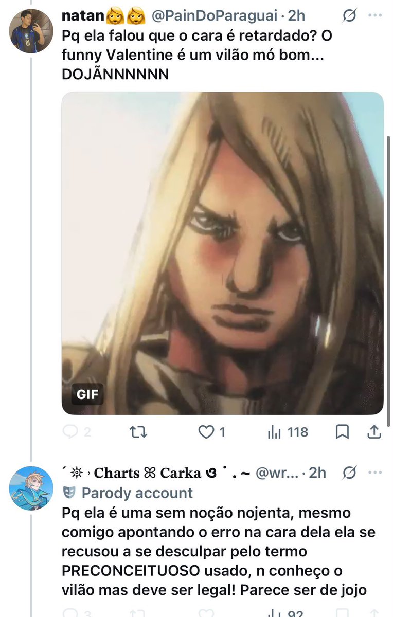 homuraT__T's tweet photo. "me da tedio" ai continua me stalkeando KKKKKKK morta q vc vem c esse papo de fake news qnd tu é o primeiro a tirar algo de contexto p criar a narrativa que tu quer https://t.co/WuXixrN6LA