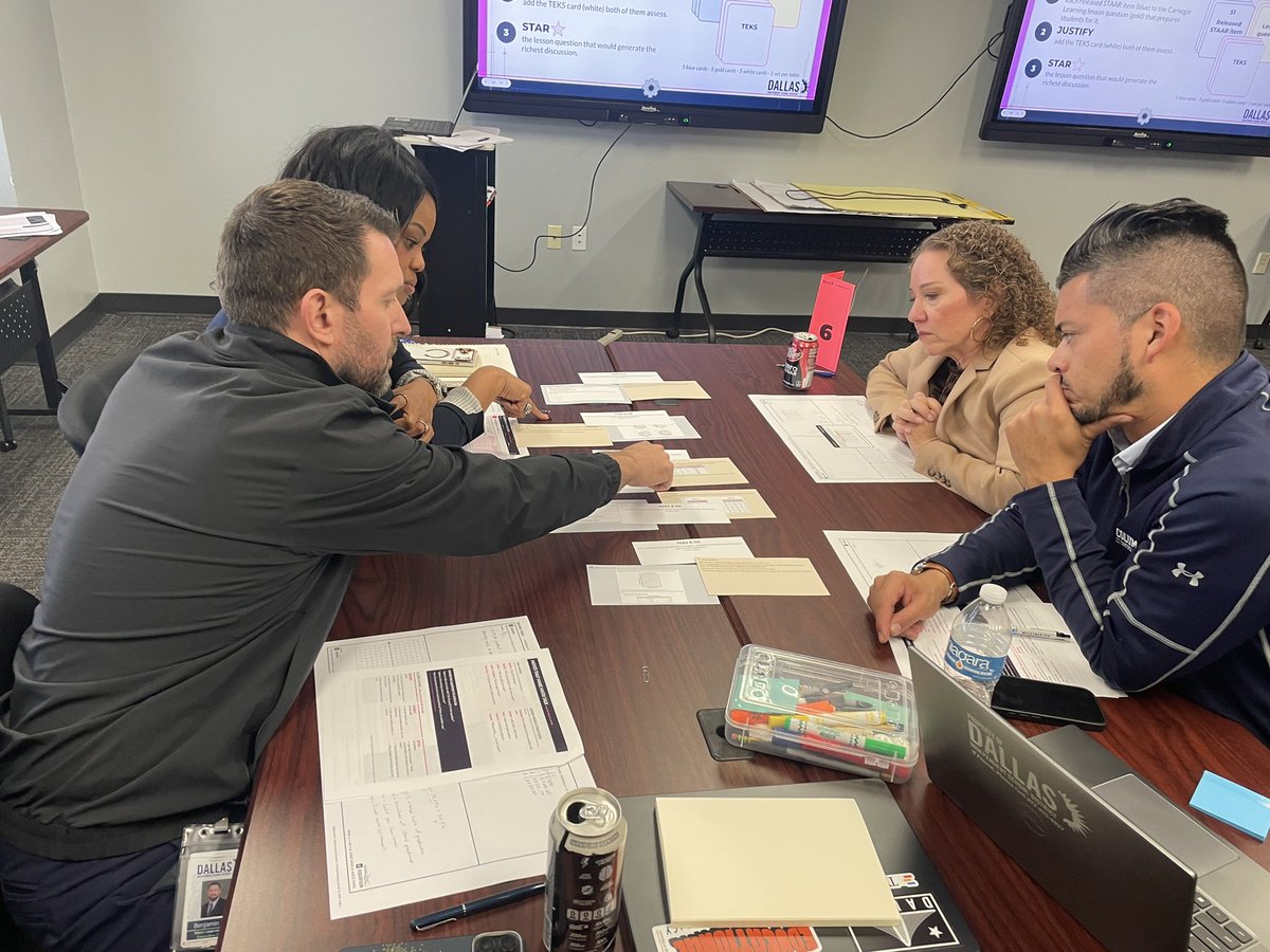 disdstemmath's tweet photo. Let’s preview the high level of engagement and math discourse before our district’s principal meeting with our executive directors. @AaronDaffern @DrElenaSHill @Dallasacademics https://t.co/DRLkVIRGph