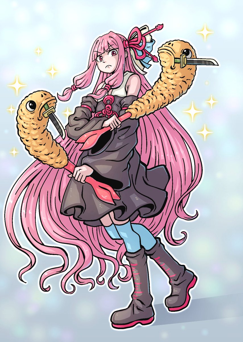 mamesan0031's tweet photo. エビフライ双剣を構える茜ちゃん
🍤⚔️🍤😤✨ https://t.co/AQJAtjeQlG
